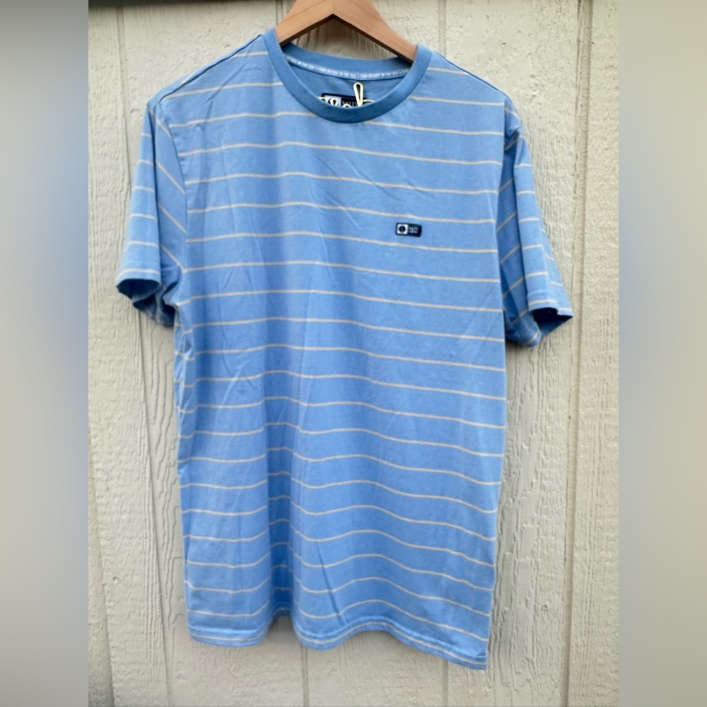Salty Crew Light Blue Striped Tee
